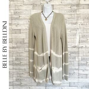 BELLE BY BELLDINI Open Front Cardigan, L